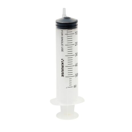 Injectiespuit 3-delig 50/60 ml Kruuse - doos 25 stuks