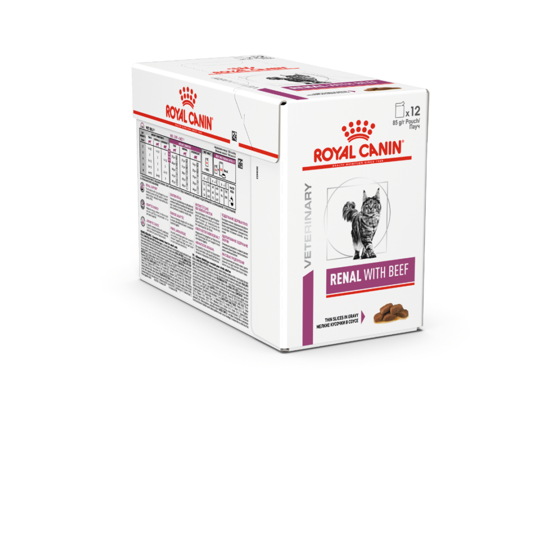 Royal Canin Cat Renal Rund - 12 porties 85 gram-338556