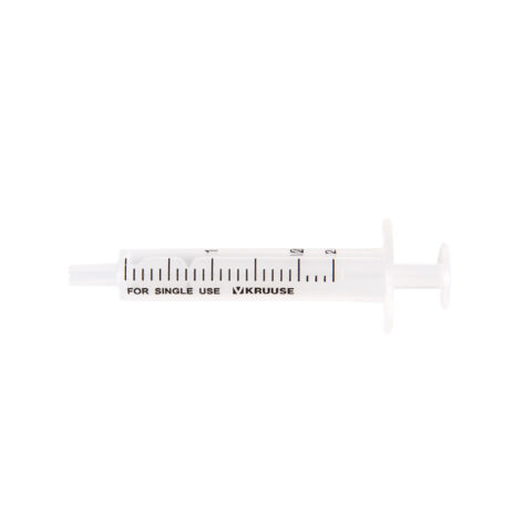 Injectiespuit 2-delig 2 ml Kruuse - doos 100 stuks