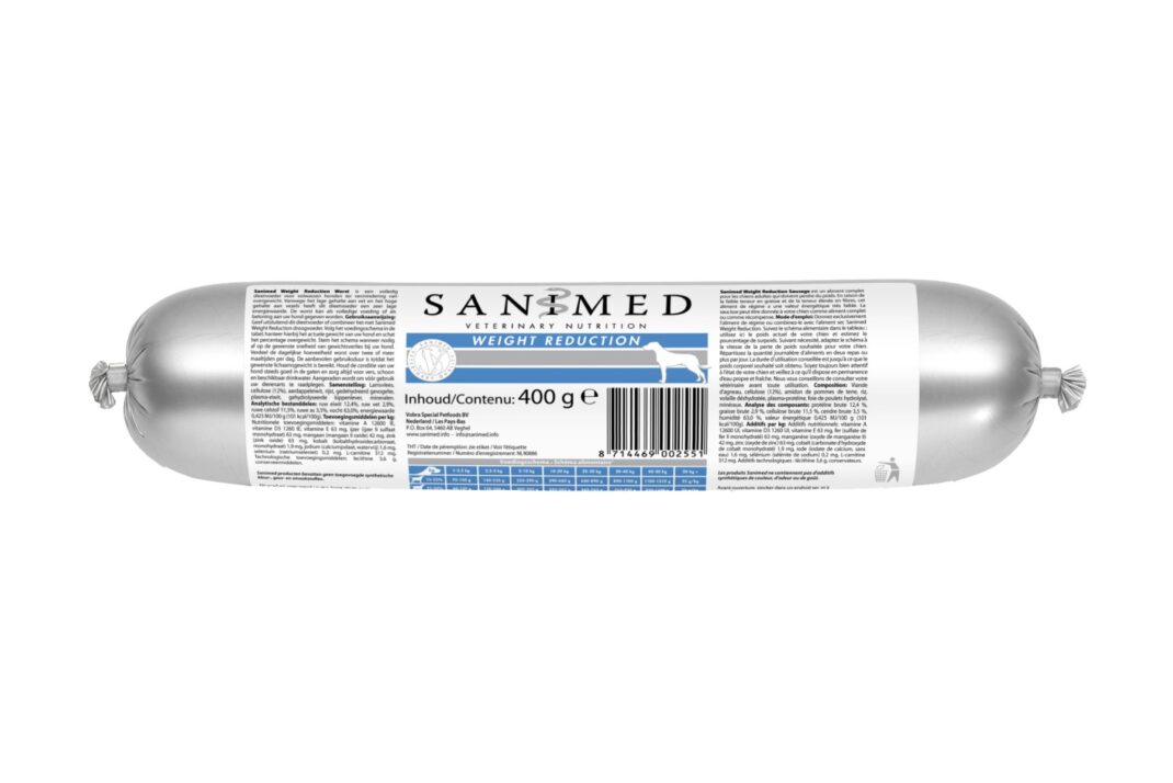 Sanimed Hond Weight Reduction worst - 15 x 400 gram-0