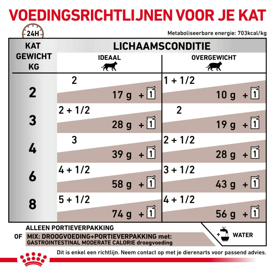 Royal Canin Cat Gastrointestinal Moderate Calorie - 1 x 12 porties-338273