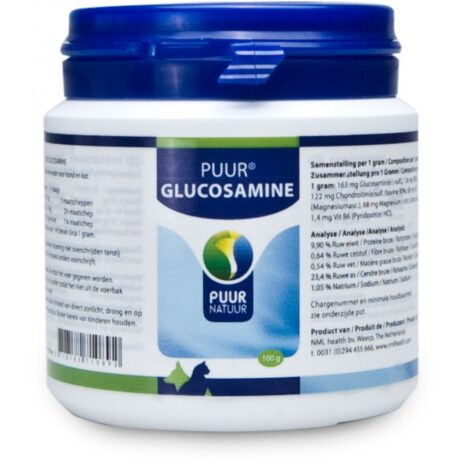 Puur Glucosamine basis H/K -100 gram