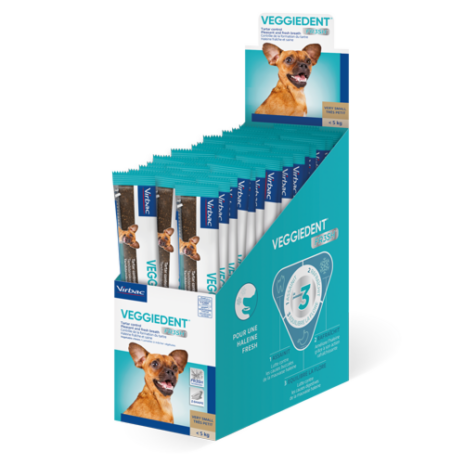 VeggieDent Single kauwstrips hond XS - 45 stuks