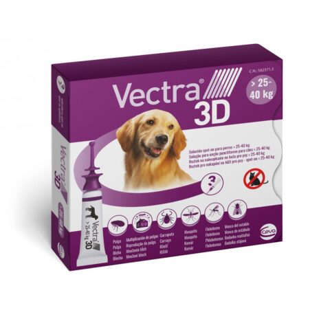 Vectra 3D dog L 25 - 40 kg 3 pipetten