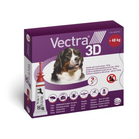 Vectra 3D dog XL > 40 kg 3 pipetten