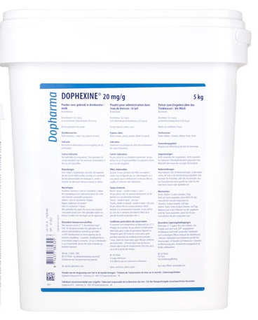 Dophexine 20mg/g 5 kg