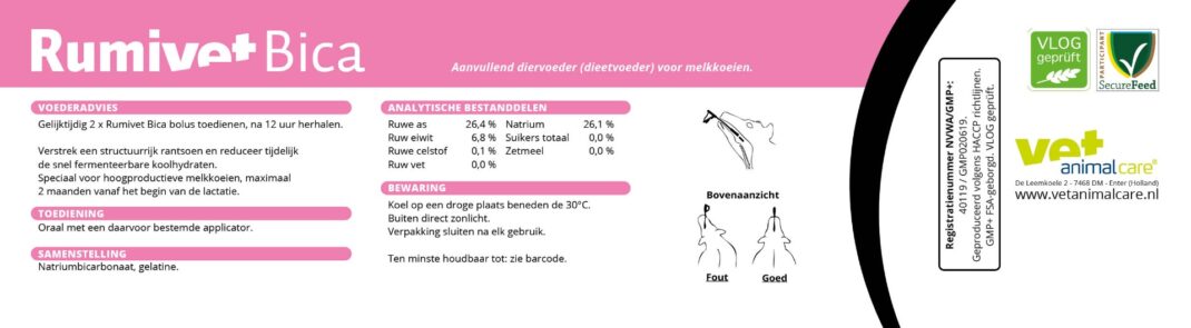 Rumivet BiCa bolus - 1 doos - 4 stuks-332203