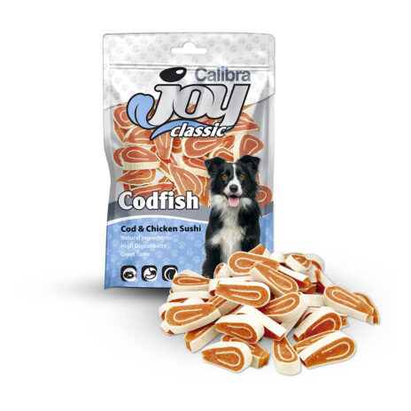 Calibra Joy Dog Classic Cod & Chicken Sushi - 80g