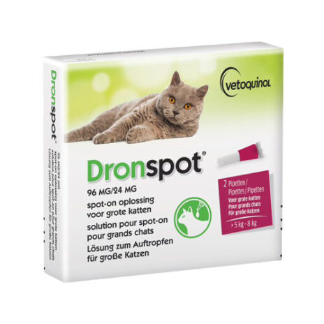 Dronspot 96mg/24mg SO grote kat 2 pipetten