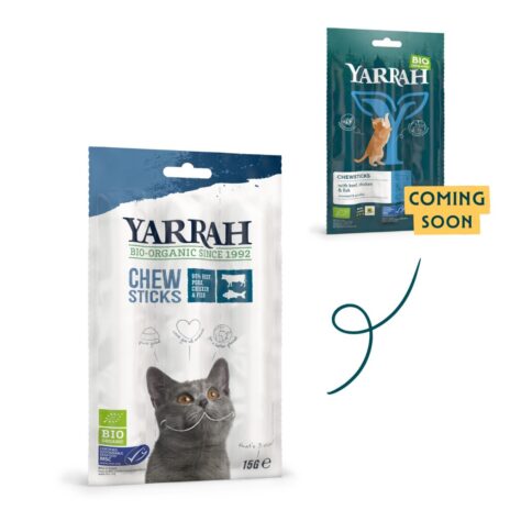 Yarrah Bio Kattenkauwstaafjes - 15 gram