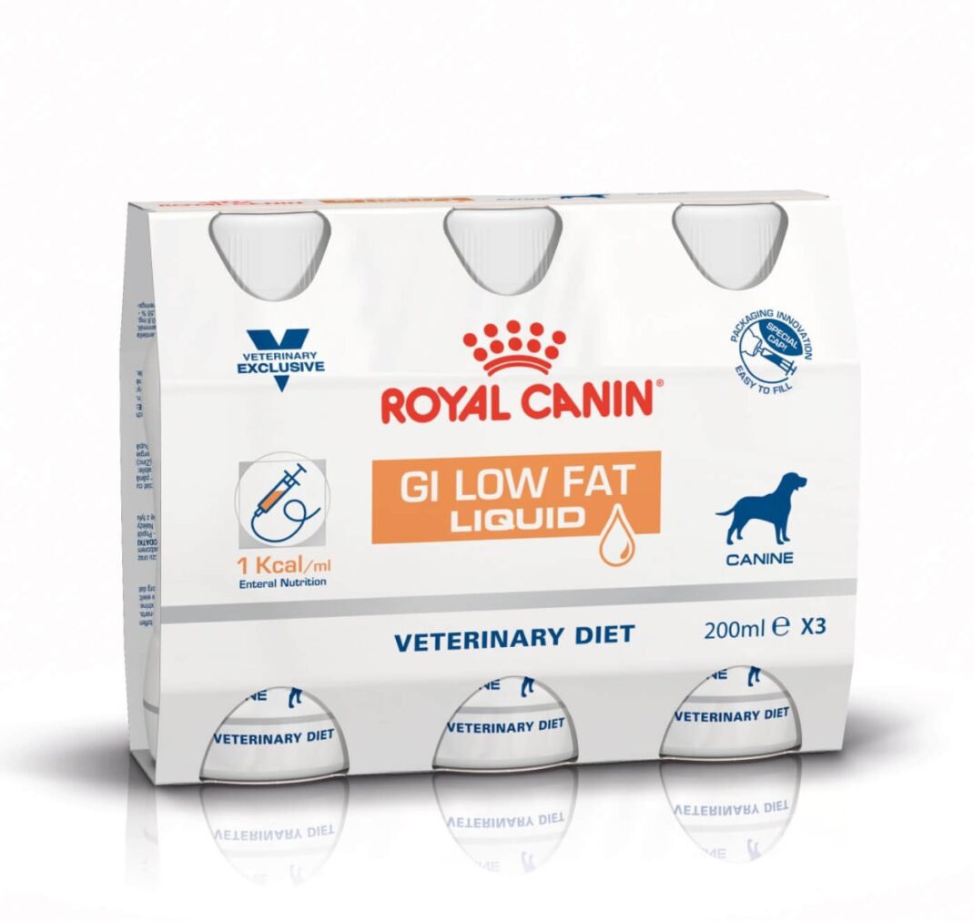 Royal Canin GI Low Fat Liquid Dog 3 x 200 ml-0