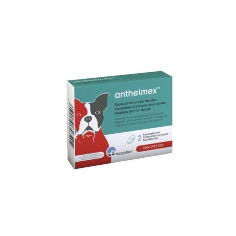 Anthelmex hond - 2 kauwtabletten