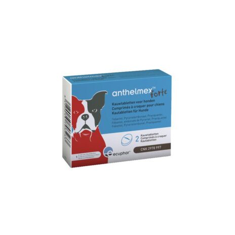 Anthelmex Forte hond - 2 kauwtabletten