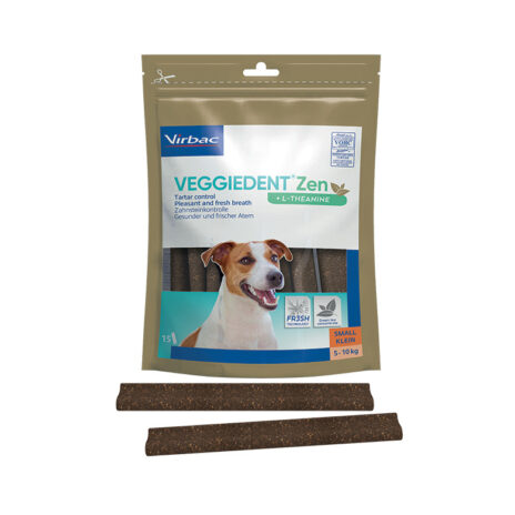 VeggieDent ZEN kauwstrips hond S - 15 stuks