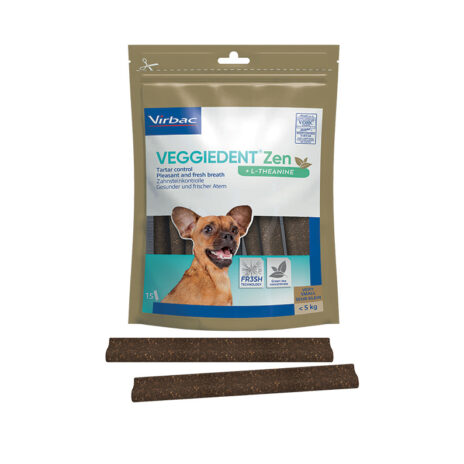 VeggieDent ZEN kauwstrips hond XS - 15 stuks