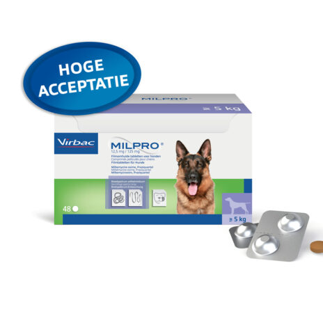 Milpro Grote Hond - 48 tabletten