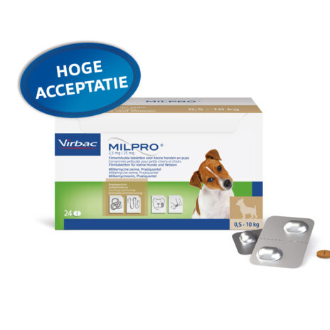 Milpro Hond Klein/Puppy - 24 tabletten