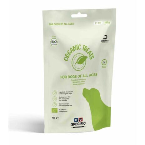 Specific CT-BIO Organic Treats  hond 6 x100 gram