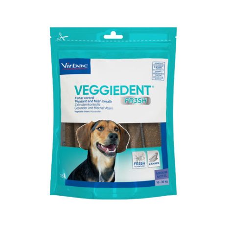 VeggieDent kauwstrips hond (10-30 kg) 15 stuks