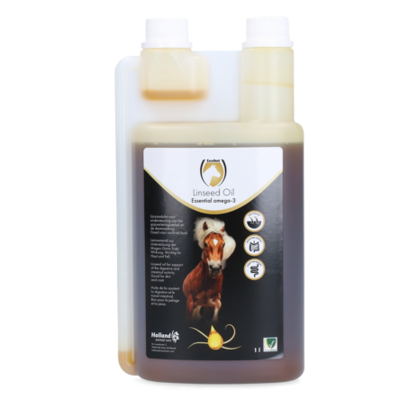 Lijnzaadolie paard 1 liter