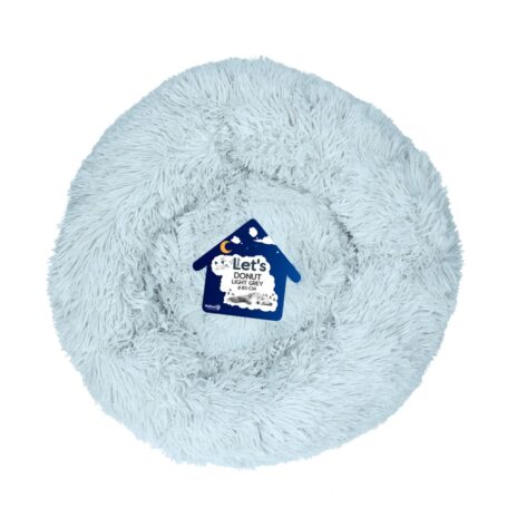 Let's Sleep Donut 80 cm - Lichtgrijs