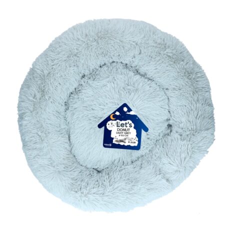 Let's Sleep Donut 100 cm - Lichtgrijs