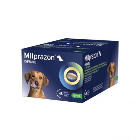 Milprazon Chewable 12,5 mg / 125 mg - Grote Hond - 48 tabletten