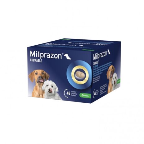 Milprazon Chewable 2,5 mg / 25 mg - Kleine Hond - 48 tabletten