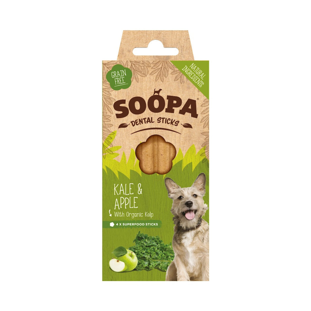 Soopa Dental Sticks - Kale & Apple-0