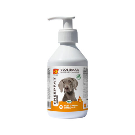 BF Petfood Vloeibaar Schapenvet Met Zalmolie - 250 ml