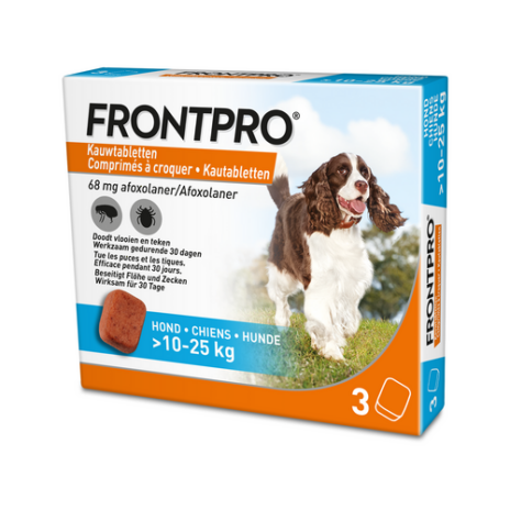 FRONTPRO Hond Kauwtabletten - L