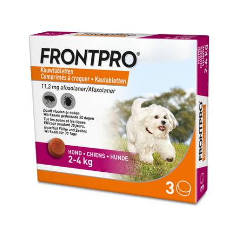 FRONTPRO Hond Kauwtabletten - S