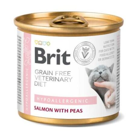 BRIT GF VD Kat Hypoallergenic - 6 x 200 gram