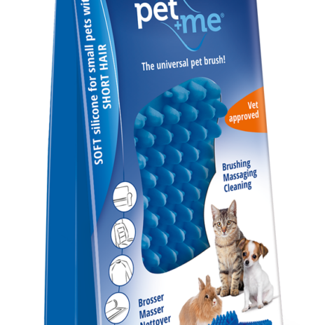 Pet+Me Cat Short Hair Brush - Blauw