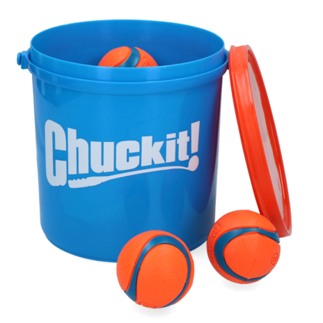 Chuckit Bucket met 8 Ultra Ballen (Maat M)