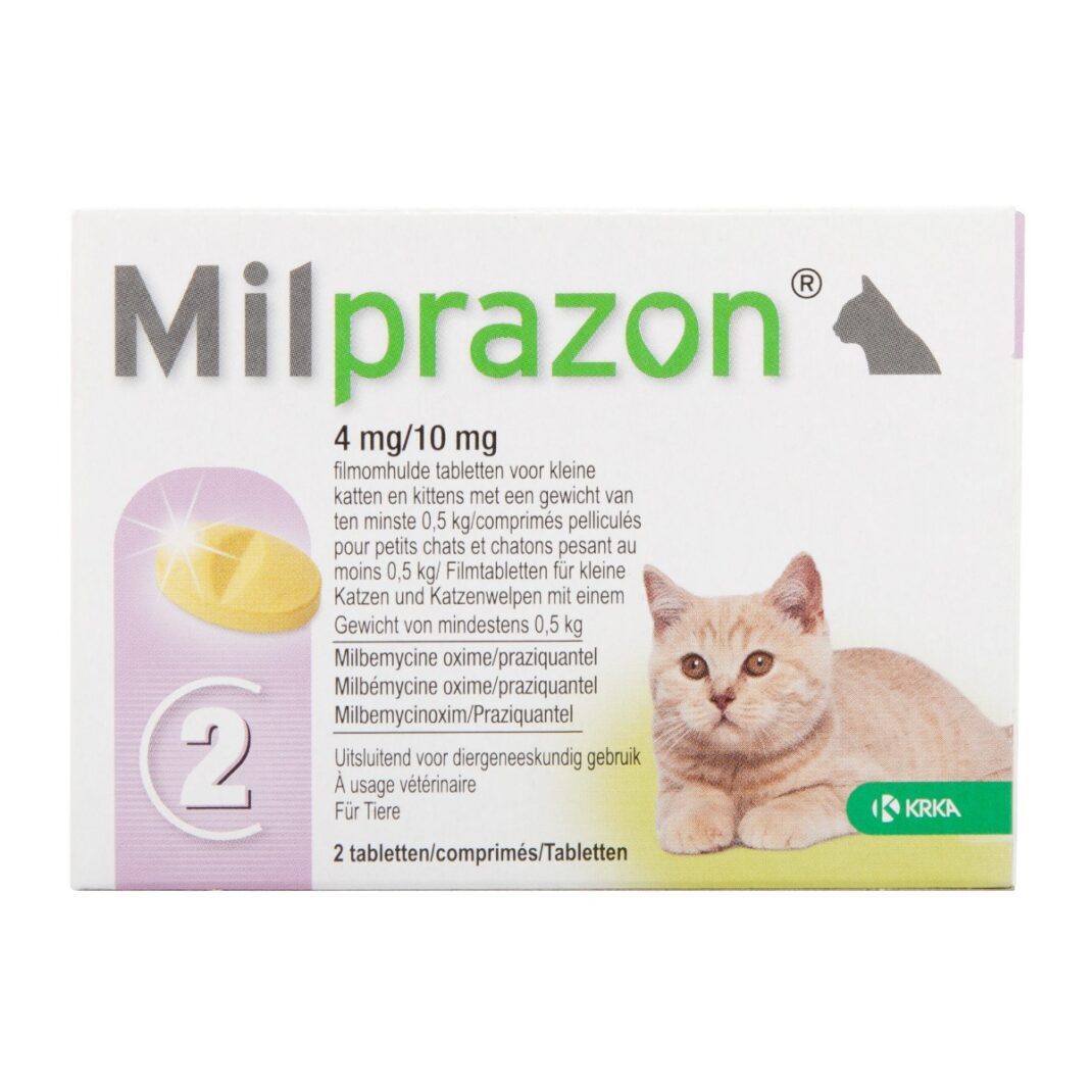 Milprazon Kleine Kat / Kitten - 4 mg / 10 mg (2 tabletten)-0