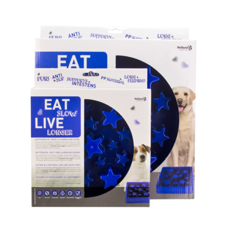 Eat Slow Live Longer - Star Blue L