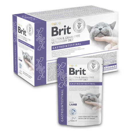 Brit VD Cat Pouch – Gastrointestinal (Box 12 x 85g)