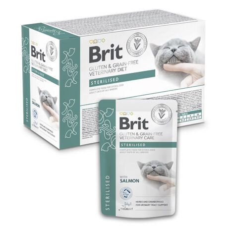 Brit VD Cat Pouch – Sterilised (Box 12 x 85g)