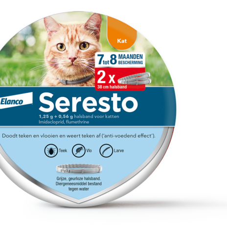 Seresto halsband kat - 2 banden