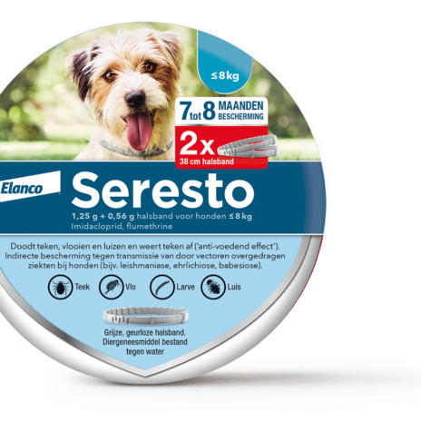 Seresto halsband kleine hond < 8 kg - 2 banden