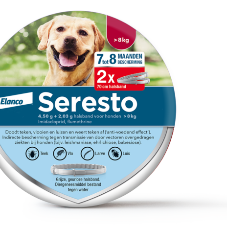 Seresto halsband grote hond > 8 kg - 2 banden