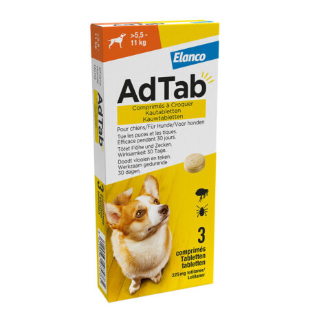 AdTab Kauwtabletten Hond - >5,5 - 11 kg