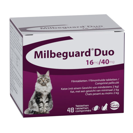 Milbeguard Duo 16 mg/40 mg Kat - 48 tabletten